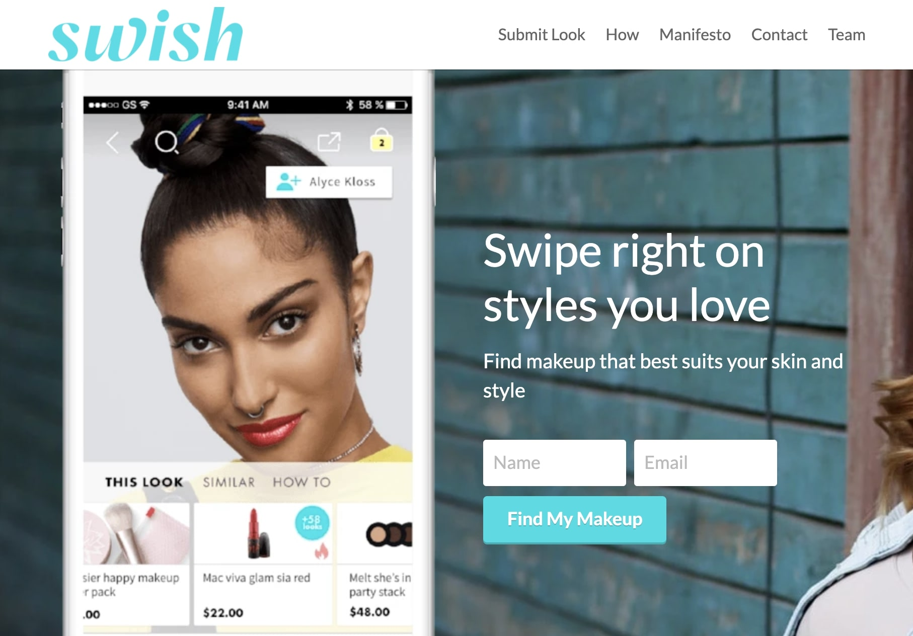 Swish Landing Page Swish Landing Page